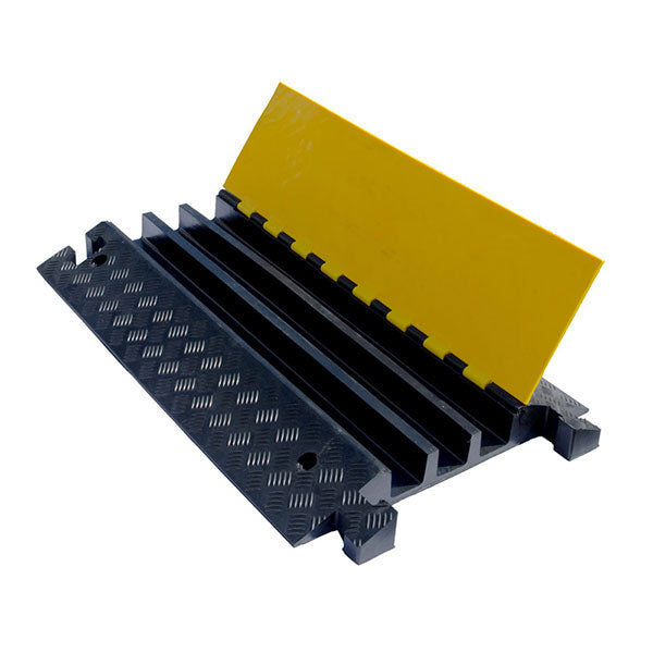 Plateforme de gestion des câbles | Protection des câbles | Sécurité au passage | 3 CANAUX x 6,5 x 6,5 cm Plateforme de gestion des câbles | Protection des câbles | Sécurité au passage | 3 CANAUX x 6,5 x 6,5 cm
